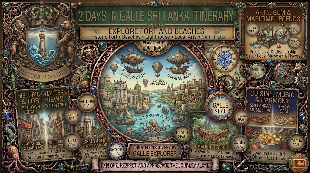 2 Days in Galle Sri Lanka Itinerary: Explore Fort and Beaches 2 Days in Galle Sri Lanka Itinerary