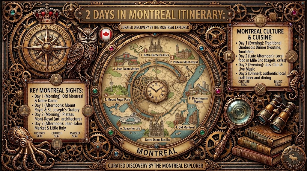 2 Days in Montreal Itinerary: Explore Culture & Cuisine 2 Days in Montreal Itinerary