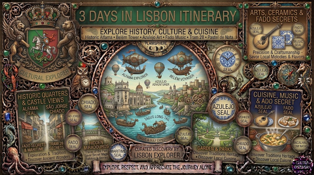 3 Days in Lisbon Itinerary: Explore History, Culture & Cuisine 3 Days in Lisbon Itinerary