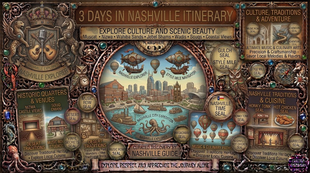 3 Days in Nashville Itinerary: Ultimate Travel Guide 3 Days in Nashville Itinerary