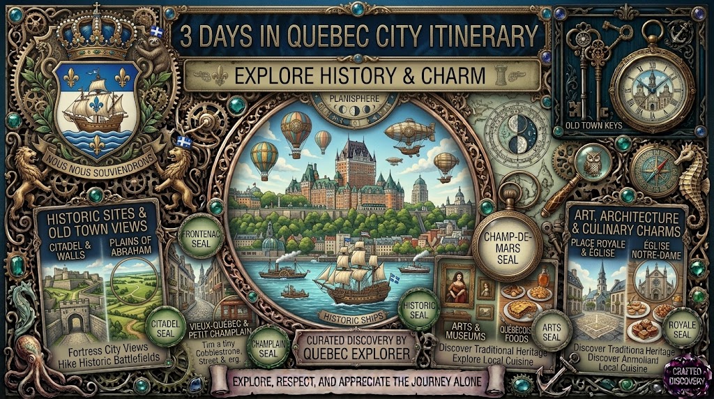 3 Days in Quebec City Itinerary: Explore History & Charm 3 Days in Quebec City Itinerary