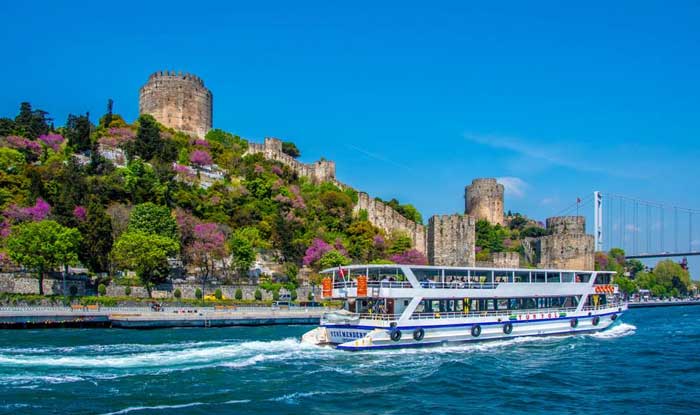 Cruising on the Bosphorus Strait