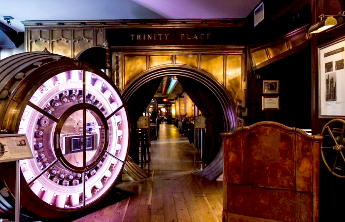 Dine Inside an Old Bank Vault at Trinity Place