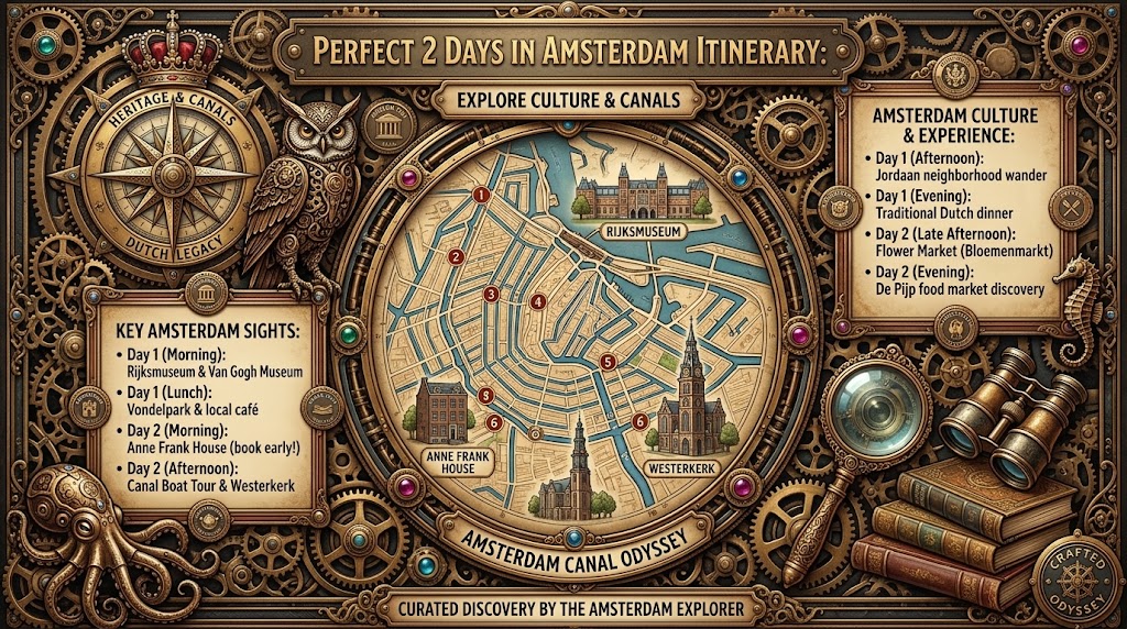 Perfect 2 Days in Amsterdam Itinerary: Explore Culture & Canals Perfect 2 Days in Amsterdam Itinerary