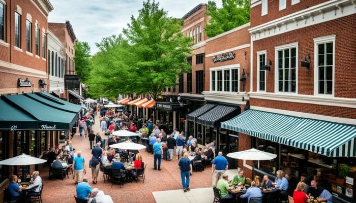 Stroll Through Downtown Greenville for Dining