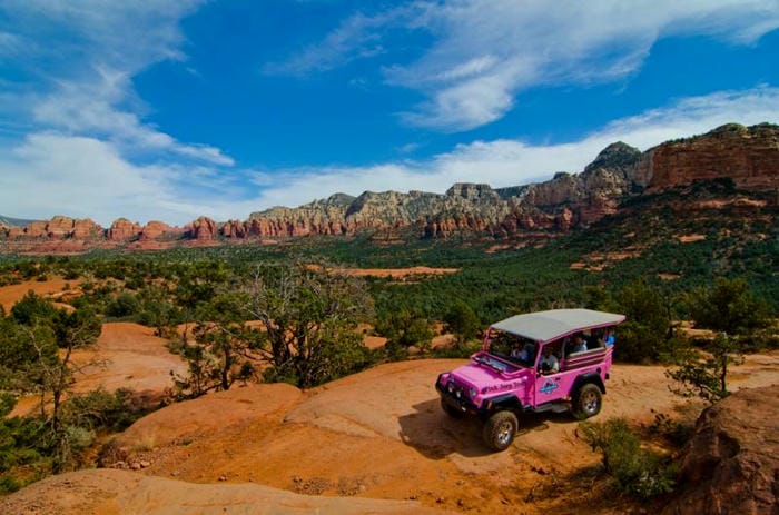 Take a Pink Jeep Tour for Thrills