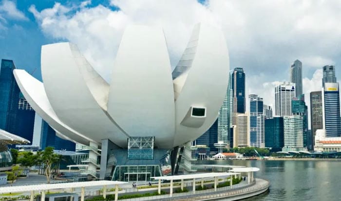 Marvel at ArtScience Museum in Marina Bay Sands