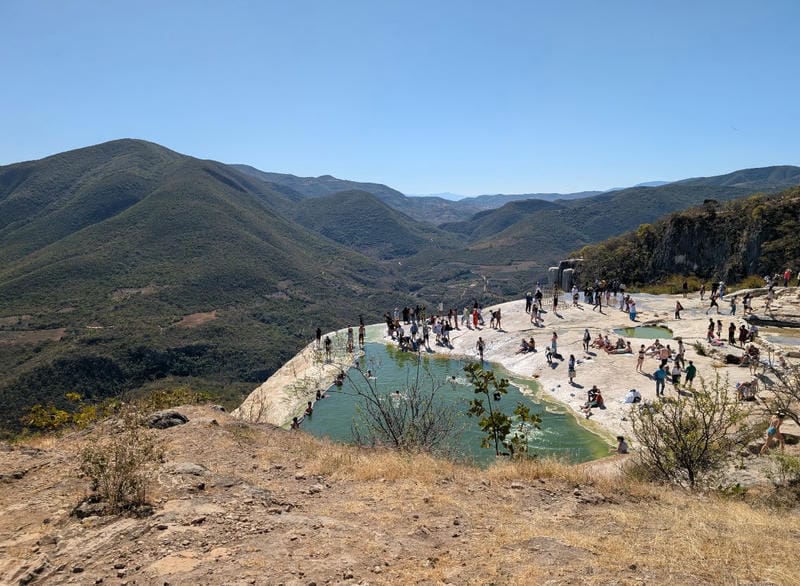 Relax at Hierve el Agua Pools