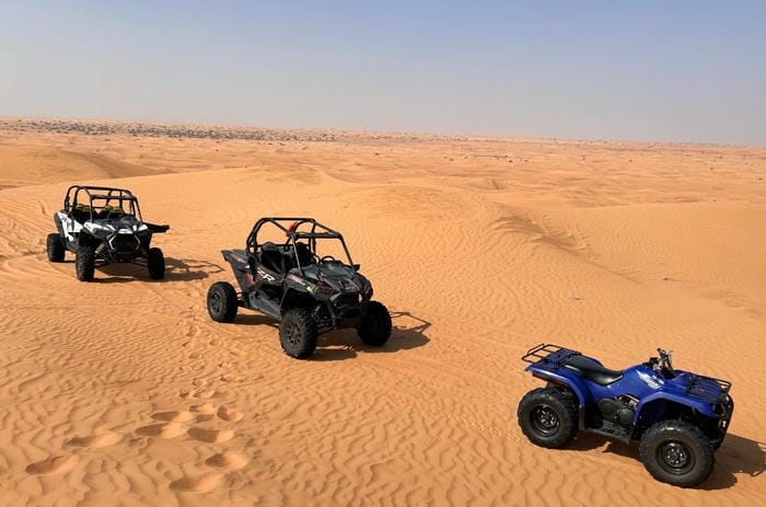 Ride an ATV or Buggy Across Black Deserts