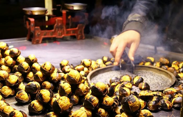 Roasted Chestnuts on Istiklal Street