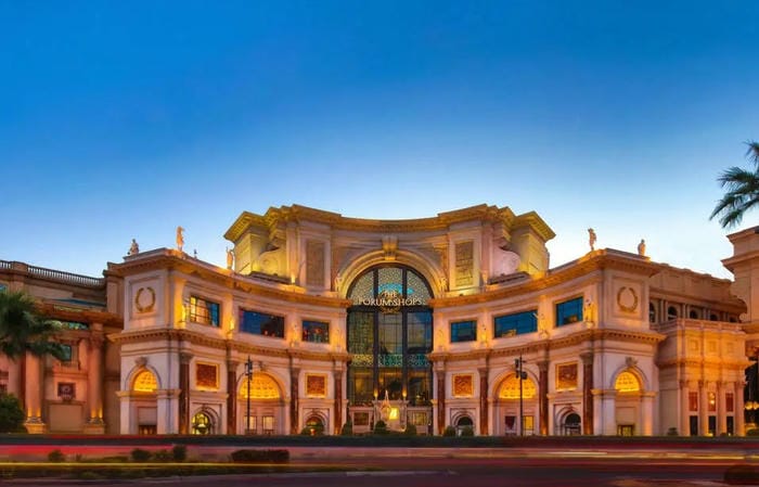 Stroll Through The Forum Shops at Caesars Palace