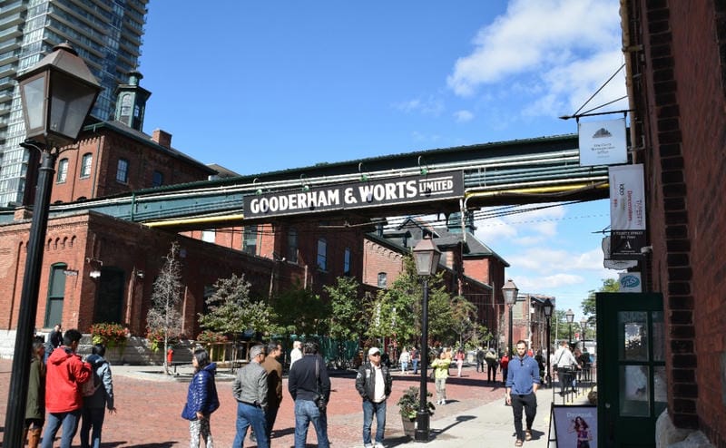 Stroll Through the Distillery District