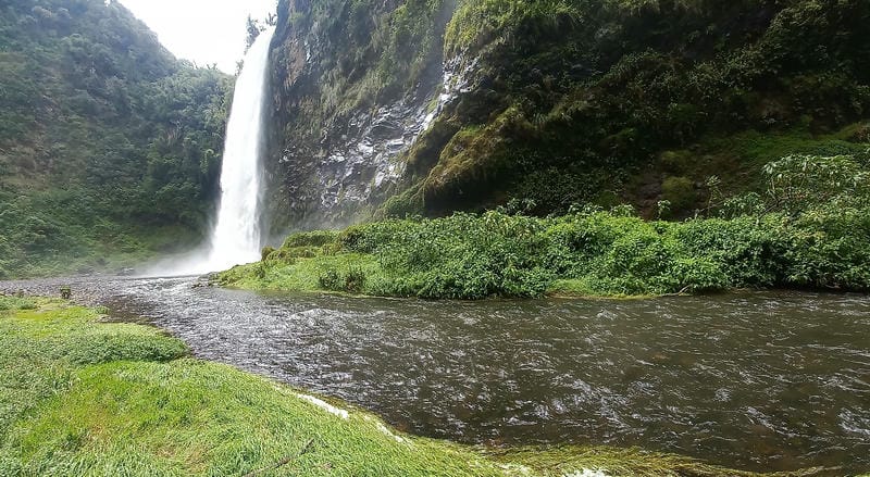 Trek to the Condor Machay Waterfall