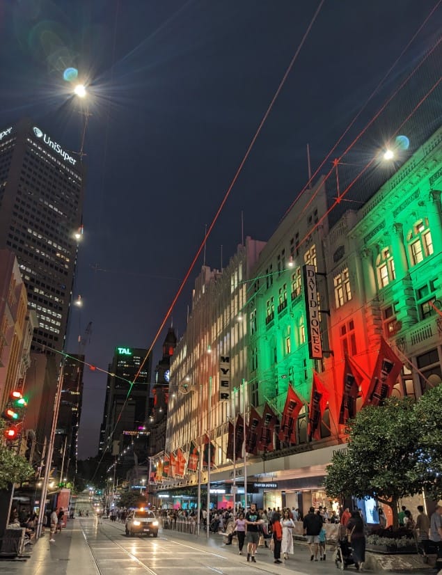 Walk Through Bourke Street Mall