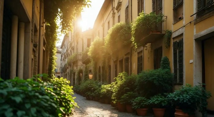 Walk Through Secret Courtyards