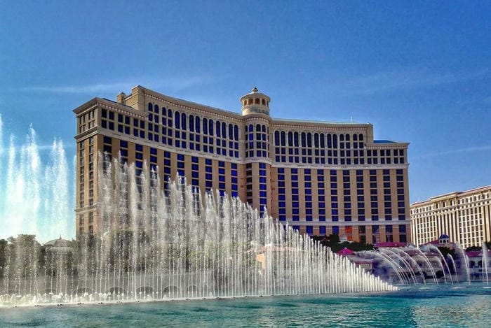 Watch the Fountains of Bellagio