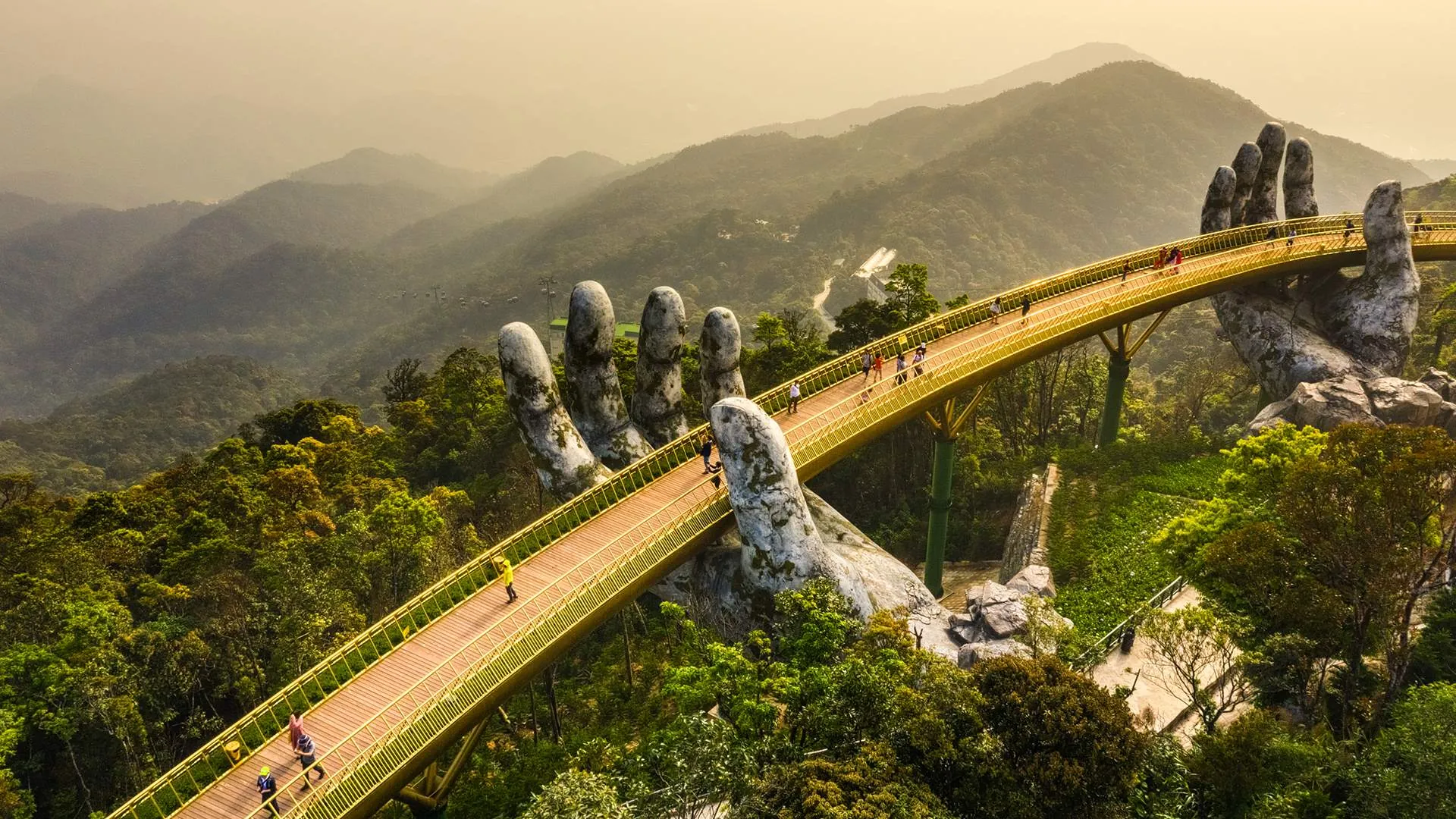 10. Walk the Golden Bridge at Ba Na Hills