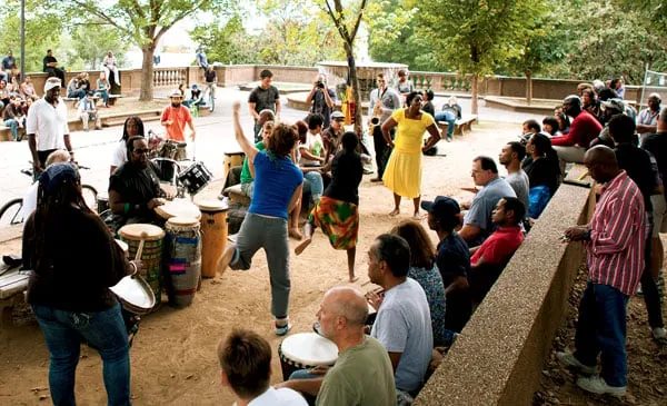 18. Meridian Hill Park Drum Circle