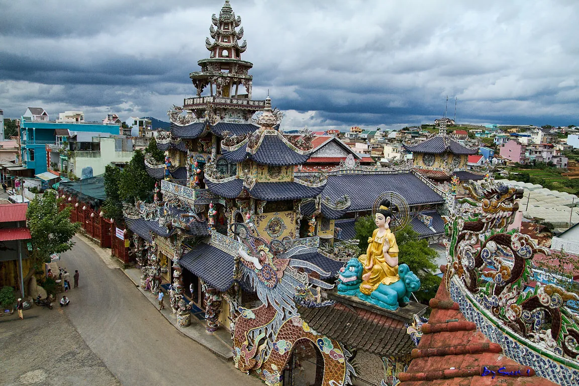 18. Visit Linh Phuoc Pagoda in Da Lat