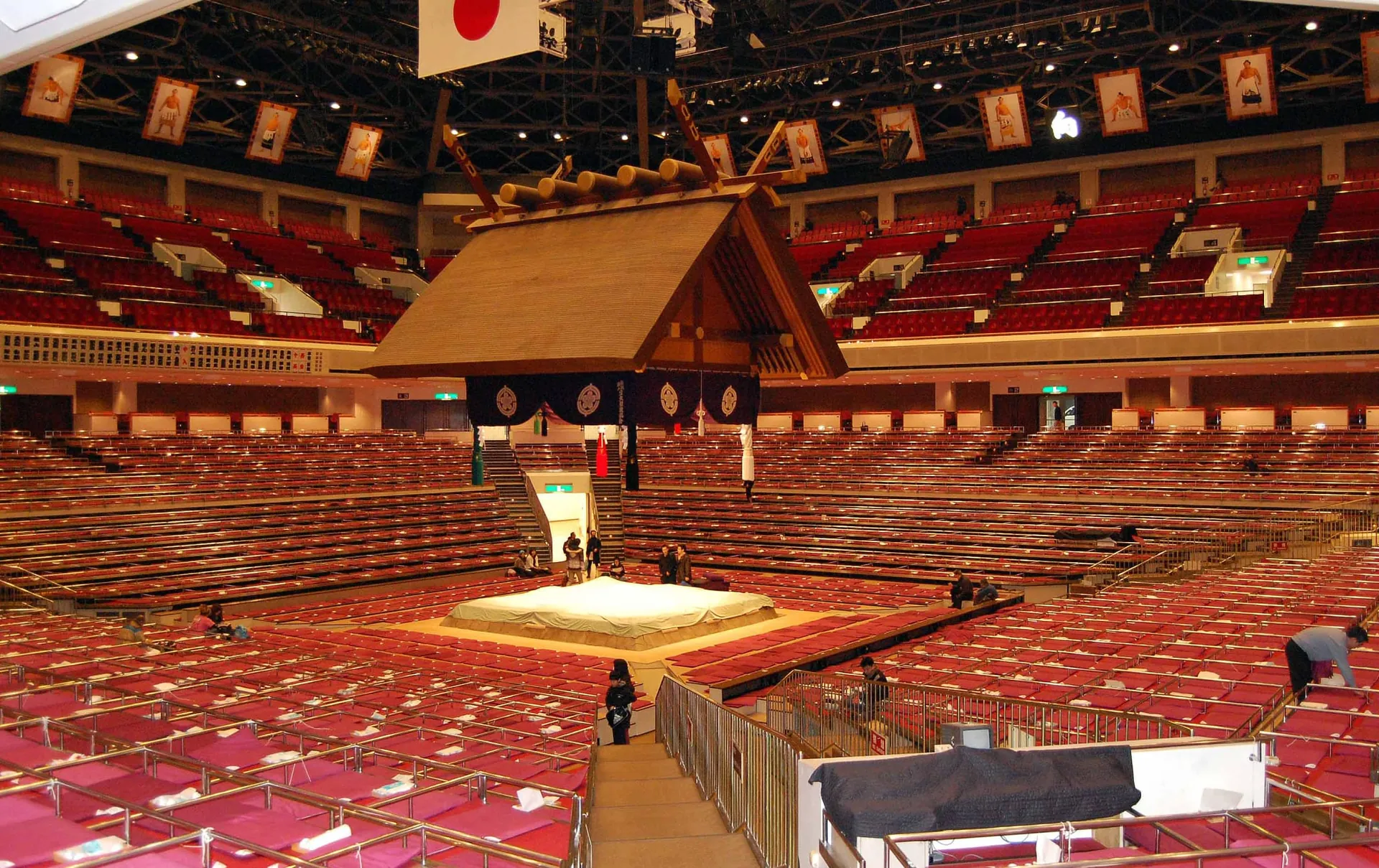 25. See Sumo Practice at Ryogoku Kokugikan