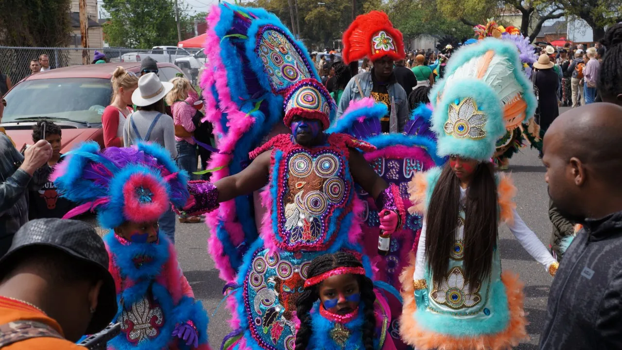 29. Visit Mardi Gras Indian Super Sunday Parade