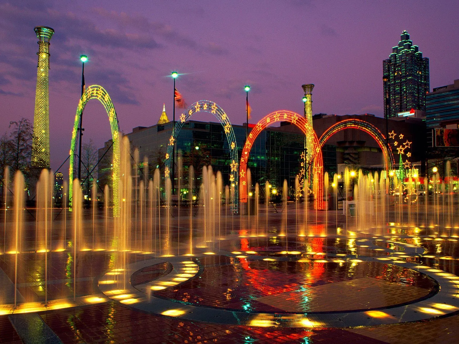 3. Walk Through Centennial Olympic Park