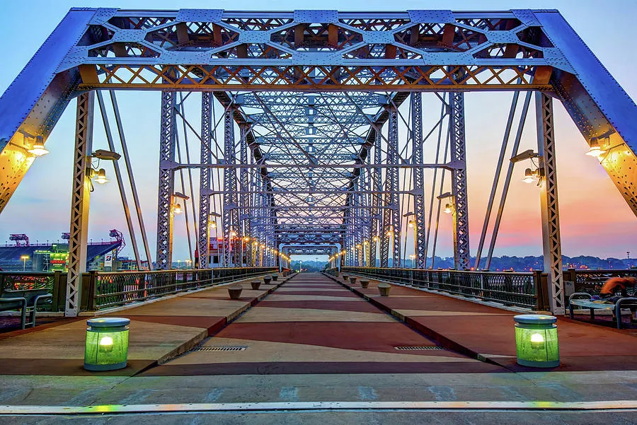 4. Walk Across the John Seigenthaler Pedestrian Bridge