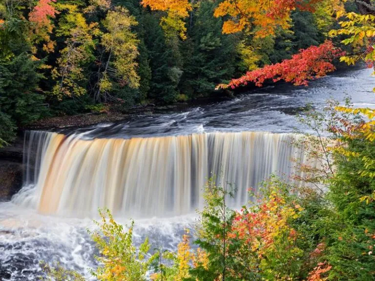 Admire Tahquamenon Falls