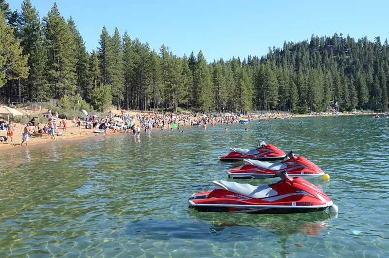 Adventure at Zephyr Cove Beach