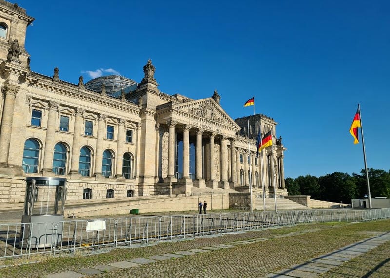 Brandenburg Gate and Reichstag Building