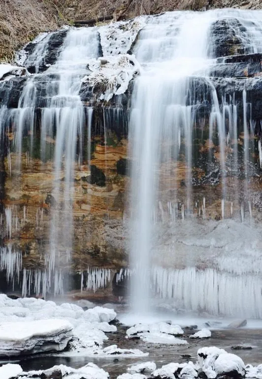 Cascade Falls: Nighttime Spectacle