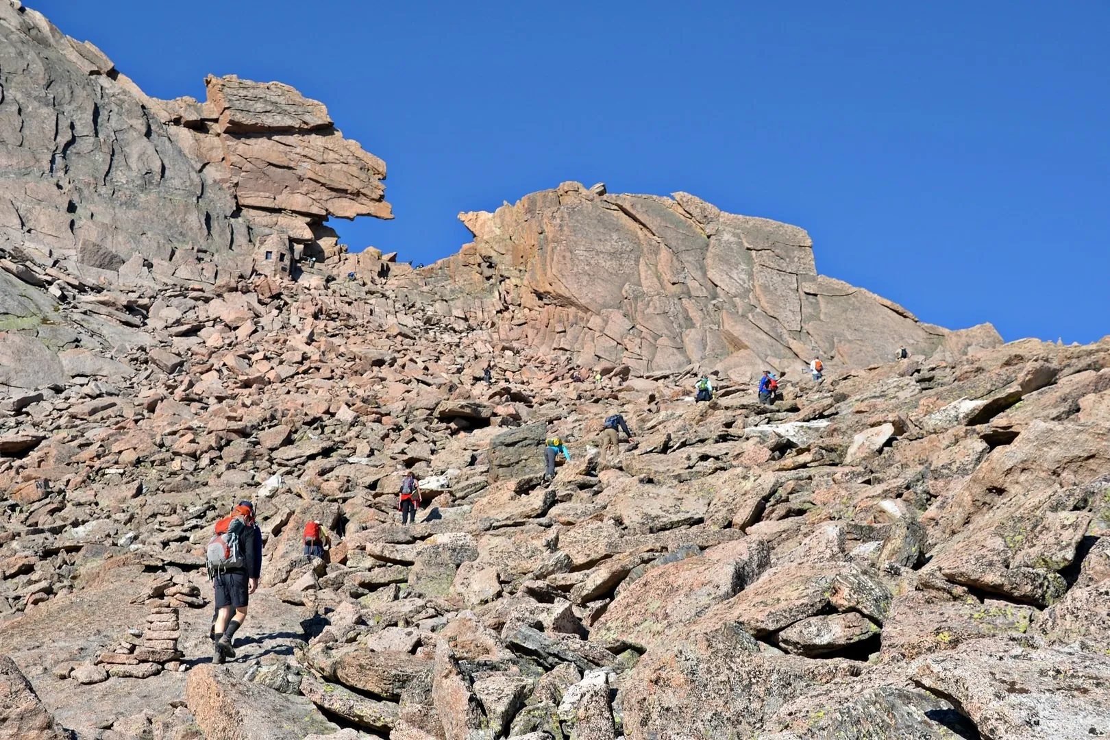 Conquering Longs Peak via Keyhole Route