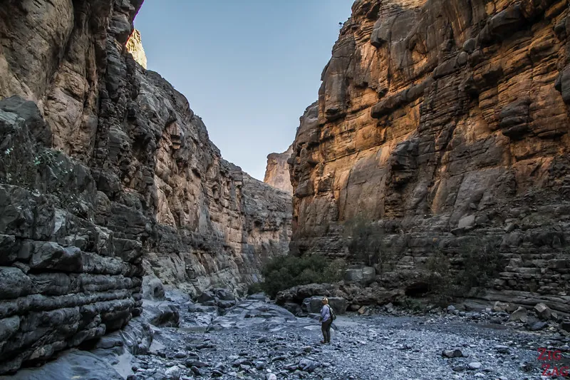 Exploring Jebel Shams on Day 5