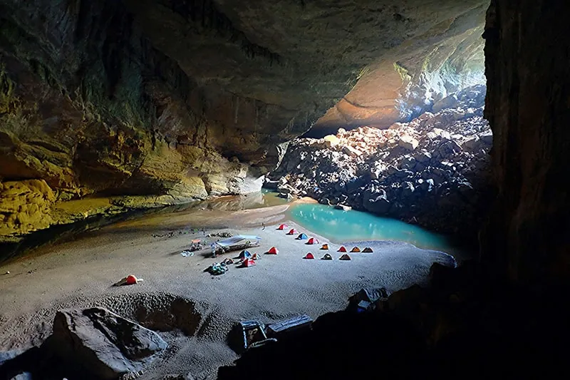 Exploring Phong Nha Caves