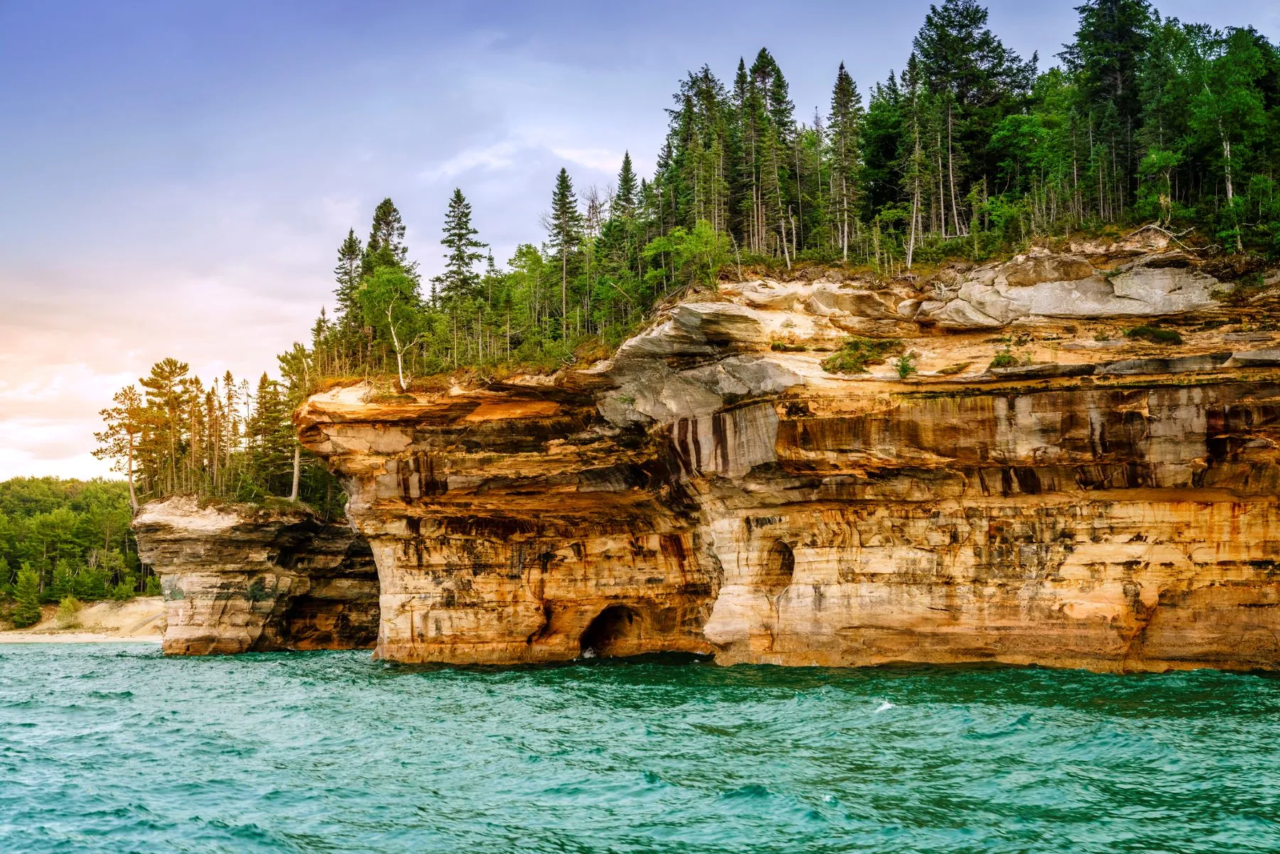 Marvel at Pictured Rocks National Lakeshore