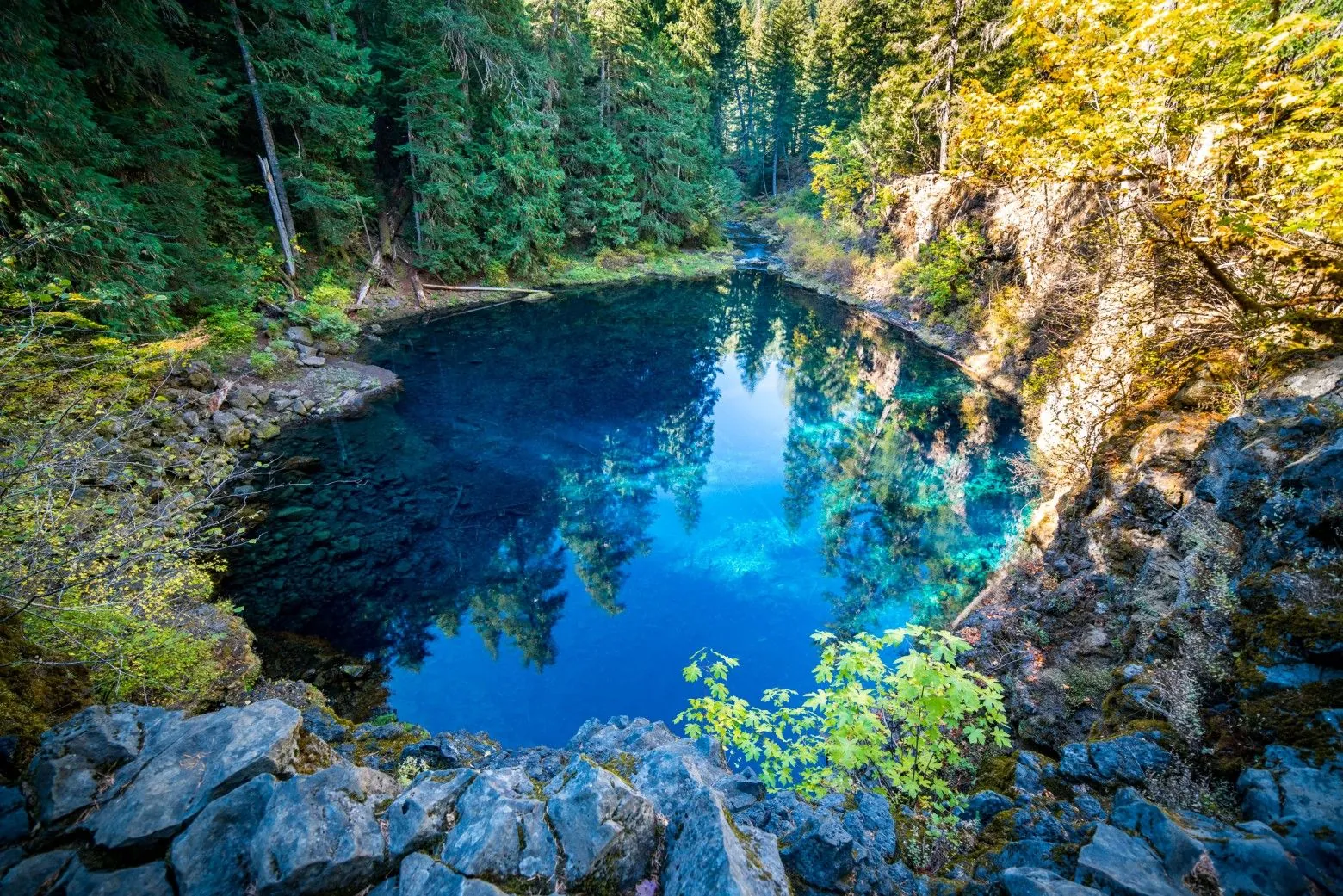 Navigating the Blue Pool Trail