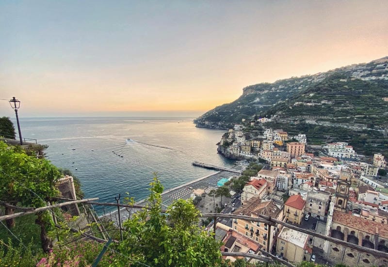 Sunset in Minori or Maiori