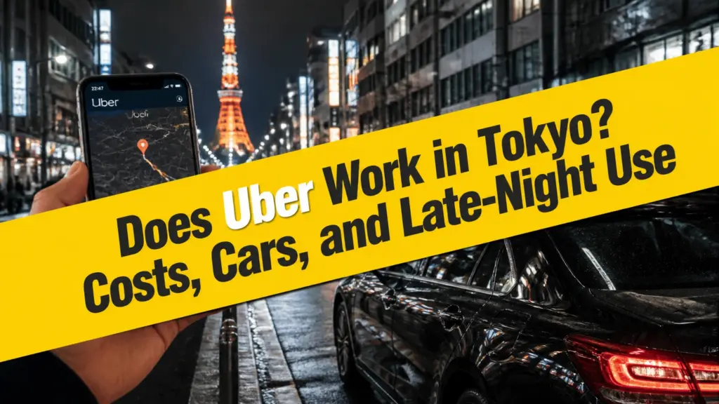 Does Uber Work in Tokyo? Costs, Cars, and Late-Night Use does uber work in tokyo