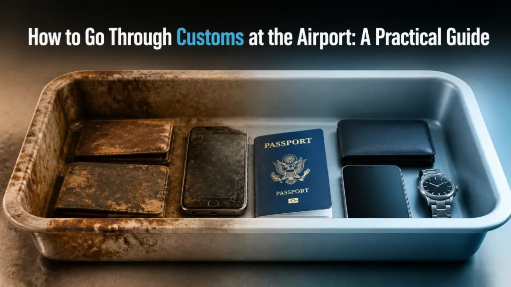 how to go through customs at the airport