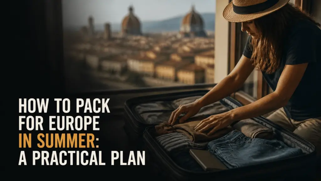 How to Pack for Europe in Summer: A Practical Plan how to pack for europe in summer
