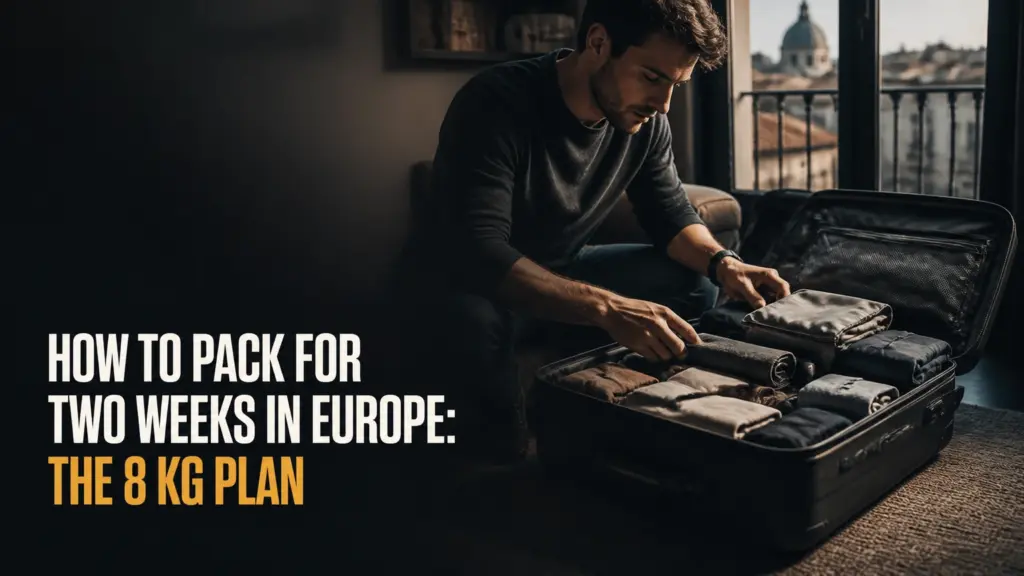 how to pack for two weeks in europe