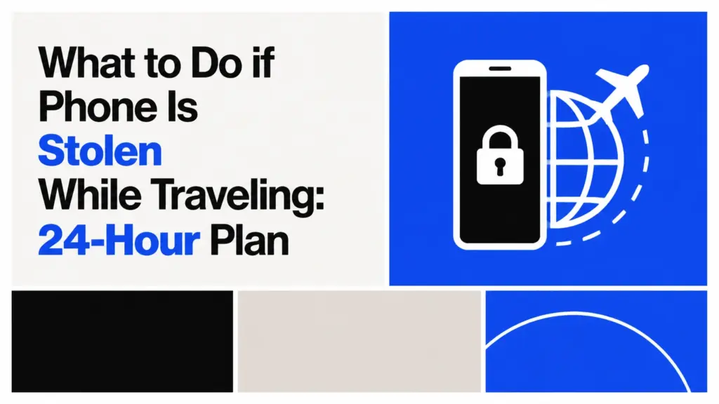 what to do if phone is stolen while traveling